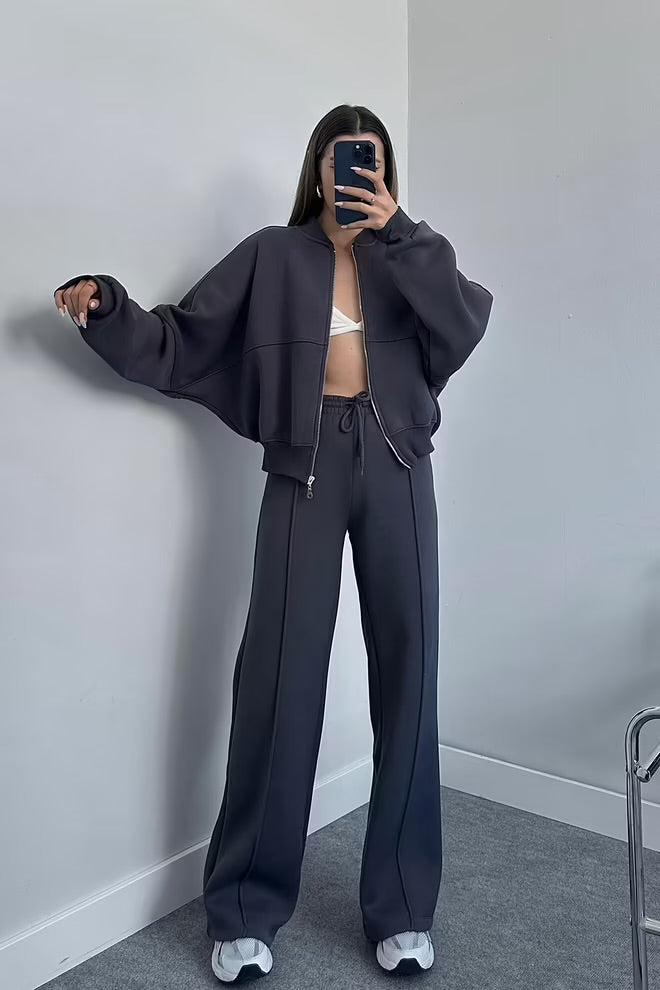 Antraciet Trainingspak Set