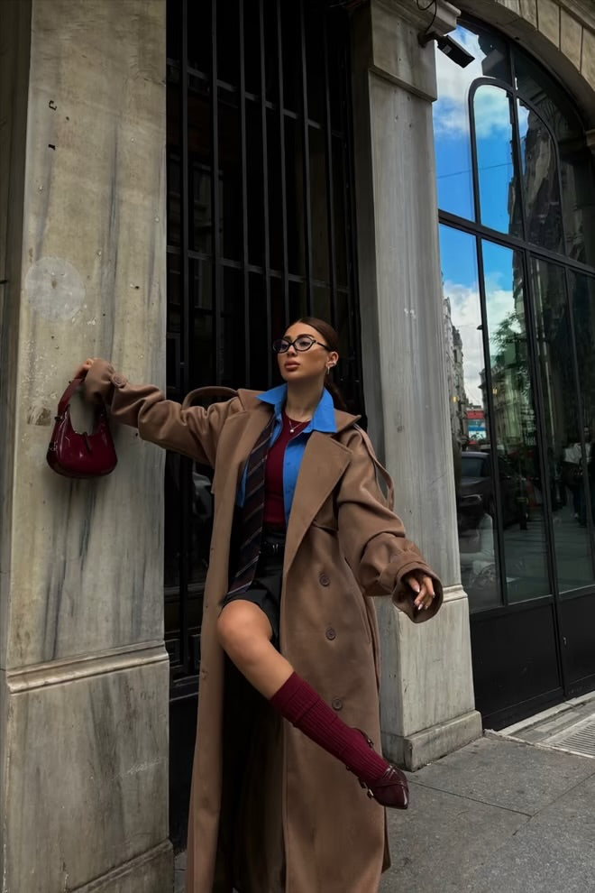 Elegant - Breasted Jas