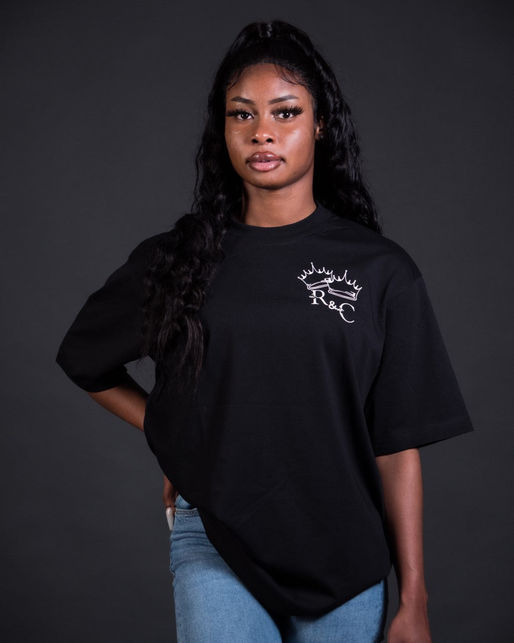 Oversized Reflectie T-Shirt Woman